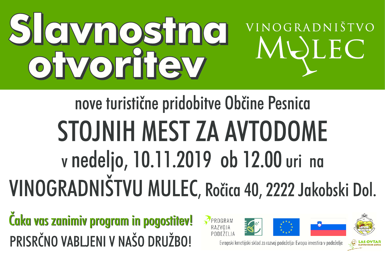 Mulec slavnostna otvoritev oglas page 0